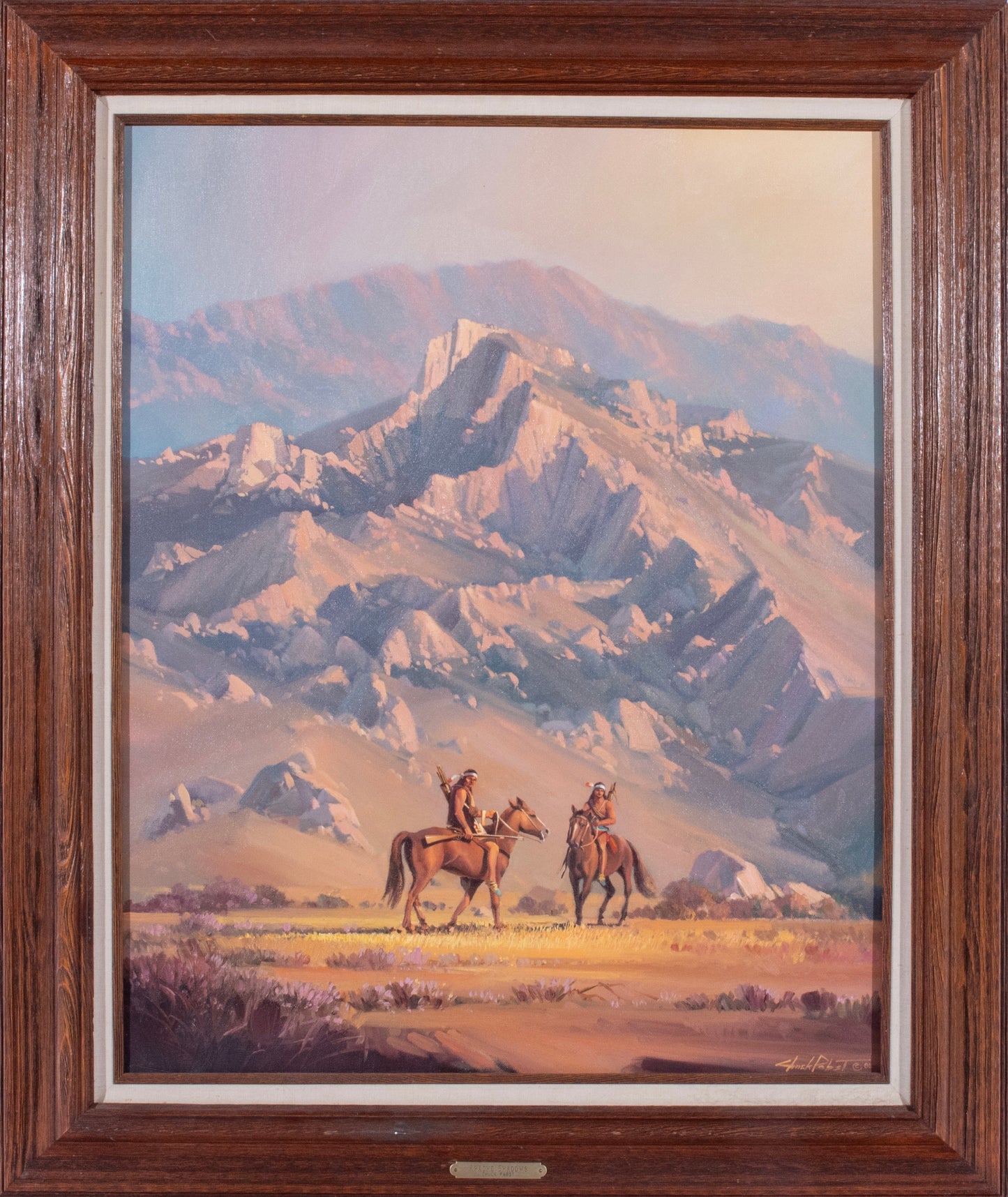 Charles H. Pabst - Apache Shadows 1993 30" x 24"