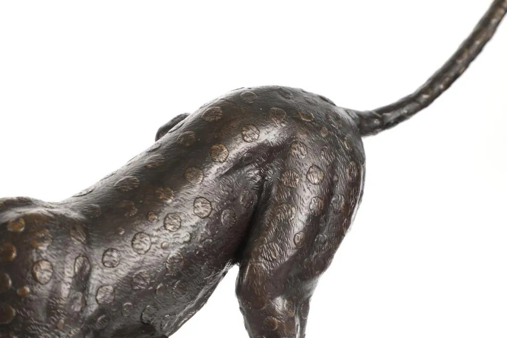 A. Tiot - Running Cheetah - 21" x 8" x 30" Bronze