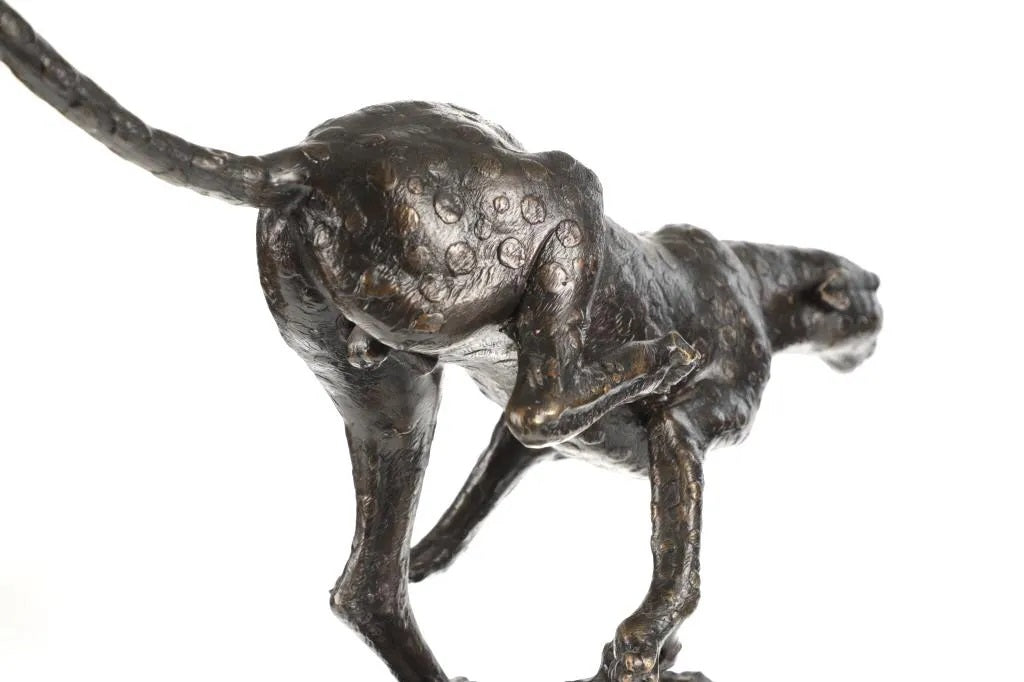 A. Tiot - Running Cheetah - 21" x 8" x 30" Bronze