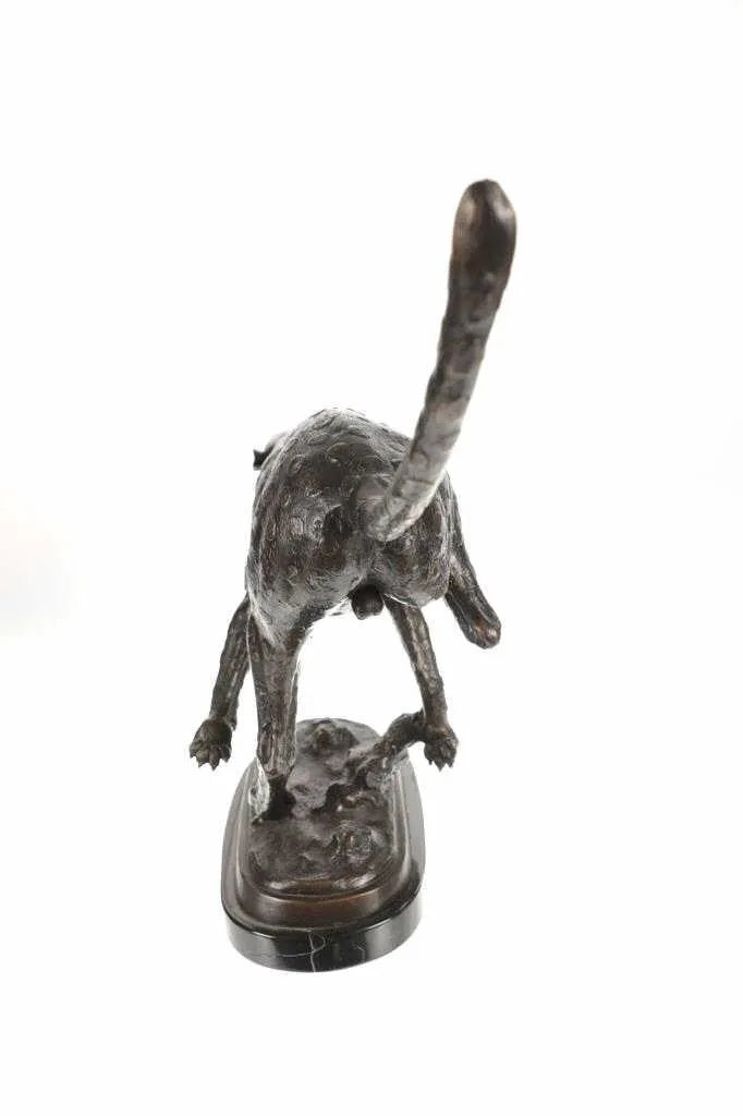 A. Tiot - Running Cheetah - 21" x 8" x 30" Bronze