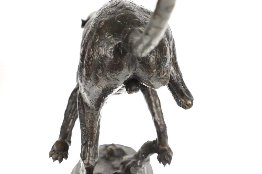 A. Tiot - Running Cheetah - 21" x 8" x 30" Bronze