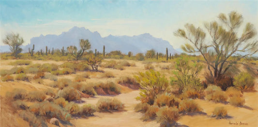 Darwin Duncan - Desert Landscape 24" x 48"