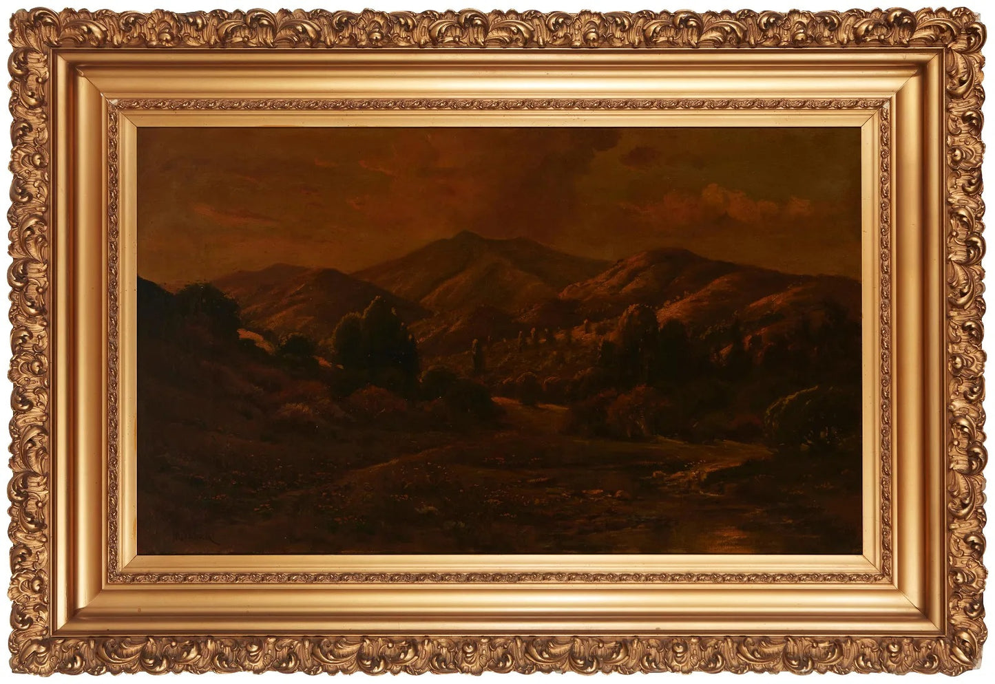 Manuel Valencia - Evening on the Mountains 24” x 40”