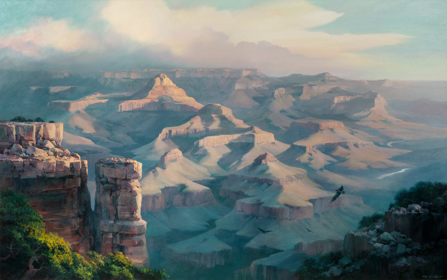 Charles H. Pabst - Moran Point - Grand Canyon 60" x 96"