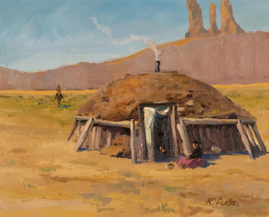 Ray Vinella - Navajo Visitor 16" x 20"