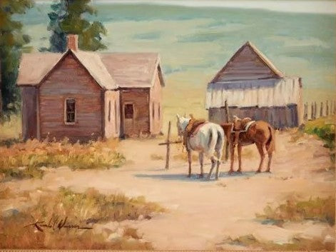 Kimbal Warren - Old Ranch Home 9" x 12"