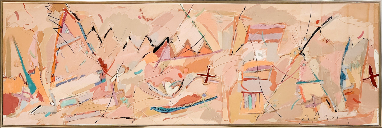 Sally Anderson - Southwest Abstract 24" x 72"