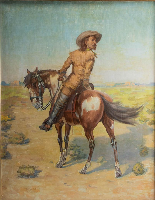 Heinz Muller - Buffalo Bill 36.125" x 28.125"